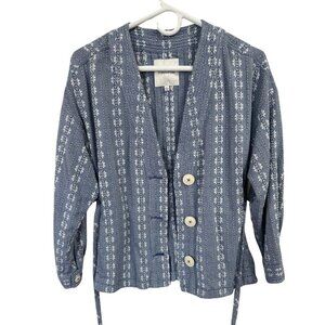 Madewell Floral Jacquard Toe-Waist Jacket - Size S